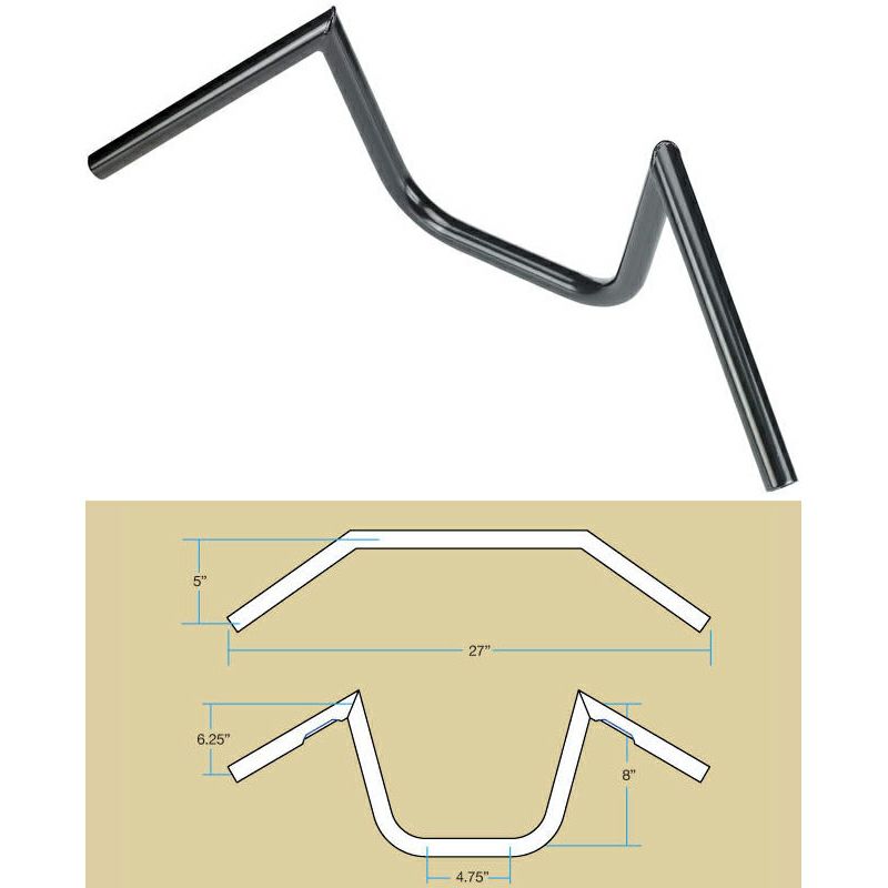 Biltwell Breezer ハンドル ブラック-02