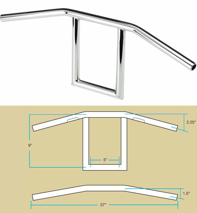 Biltwell Window ハンドル クローム-02