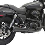 Bassani 4インチスリップオン　メガホンスタイルマフラー