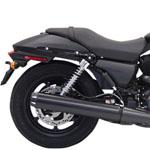 【SALE】Bassani 4インチスリップオン　ロングストレートカットスタイルマフラー
