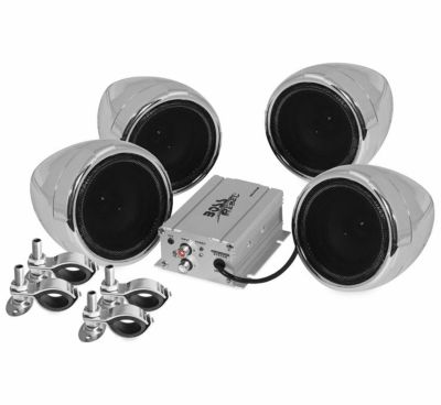 Boss Bluetooth 2ch+2ch スピーカー＆アンプシステム クローム