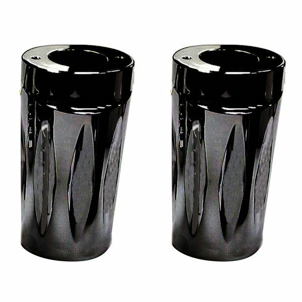 V-Factor Hornet ビレット フォークスライダーカバー　ブラック-01