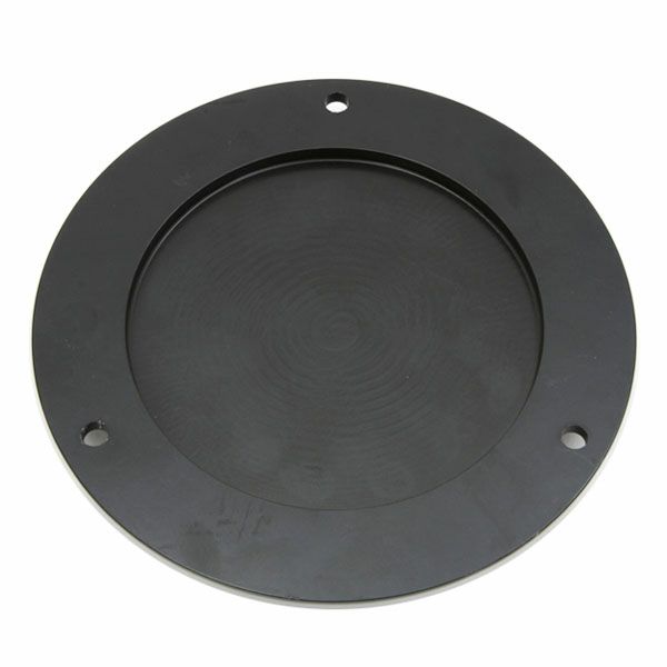 V-Twin スカル ダービーカバー ブラック 3穴-02