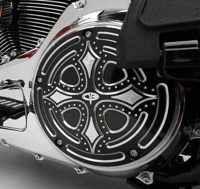 DRK-230-5H-BLK:Precision Billet Darkside ダービーカバー ブラック