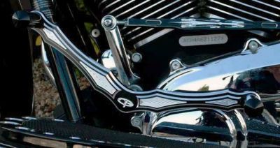 Precision Billet Darkside ヒール＆トゥーシフターレバー ブラック