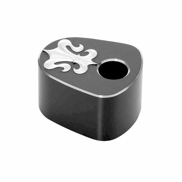 Precision Billet Fleur イグニッションスイッチカバー　ブラック-01