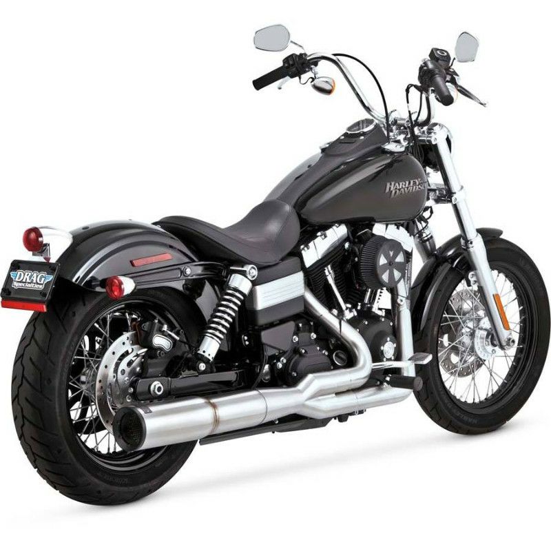 バンス＆ハインズ （VANCE&HINES） STAINLESS HI-OUTPUT 2-1 ダイナ 