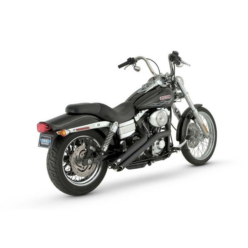 Vance&Hines SIDESHOTS ブラック  ダイナ用-01