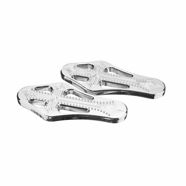 Precision Billet Darkside パッセンジャーフロアボード クローム-01