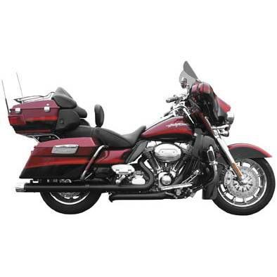 RUSH TRUE DUAL HEAD PIPES ブラック 2009～2016ツーリングモデル-01