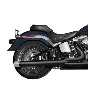 RUSH 2-in-1 2インチバッフル付き フルエキゾースト・マフラー FULL SYSTEMS ブラック-01