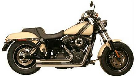 RUSH FULL SYSTEMS SHORT StraightCut クローム FOR '91-'05 DYNA-02