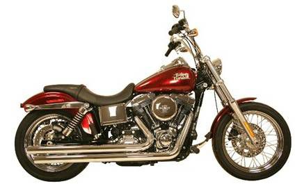 RUSH FULL SYSTEMS LONG StraightCut クローム FOR '06以降 DYNA-02