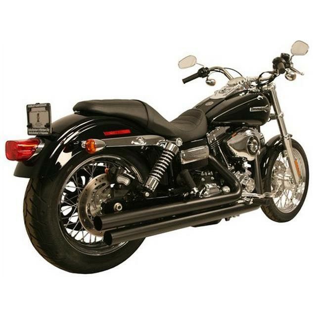 RUSH FULL SYSTEMS LONG StraightCut ブラック FOR '91-'05 DYNA-02