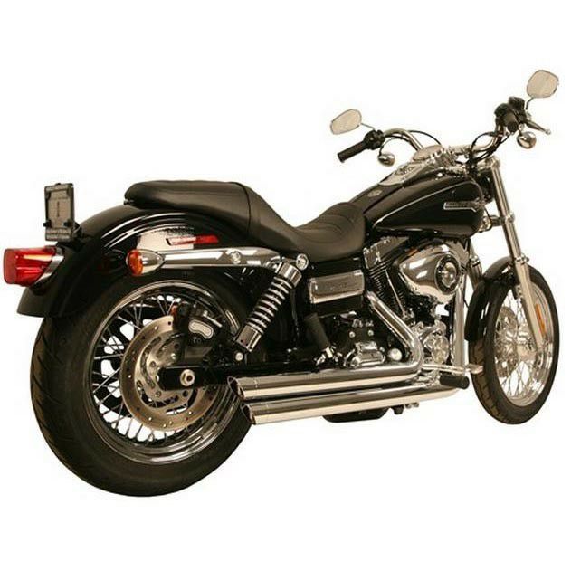 RUSH FULL SYSTEMS CROSSOVER AngleTip クローム FOR '91-'05 DYNA-01