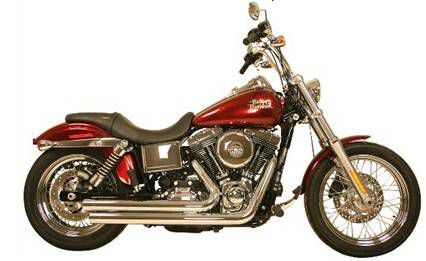 RUSH FULL SYSTEMS CROSSOVER StraightTip クローム FOR '91-'05 DYNA-02