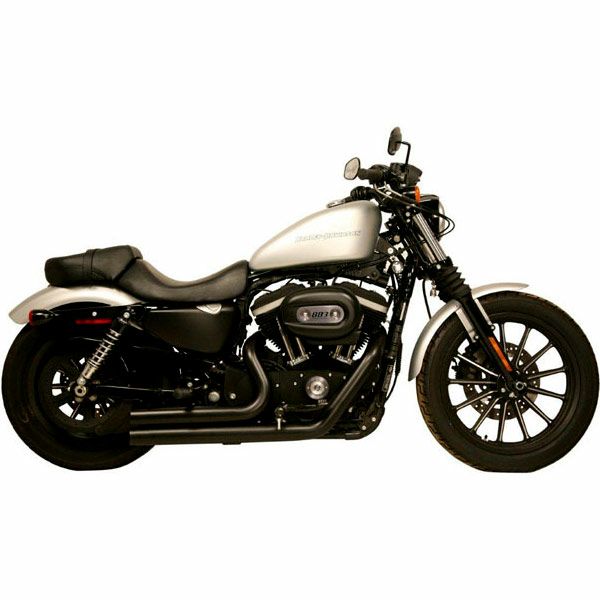 RUSH FULL SYSTEMS Straight Short ブラック FOR '04-'13 XL-01