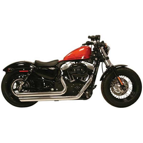 RUSH FULL SYSTEMS CROSSOVER AngleTip クローム FOR '04-'13 XL-02