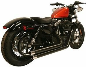 RUSH FULL SYSTEMS CROSSOVER StraightTip ブラック FOR '04-'13 XL-02