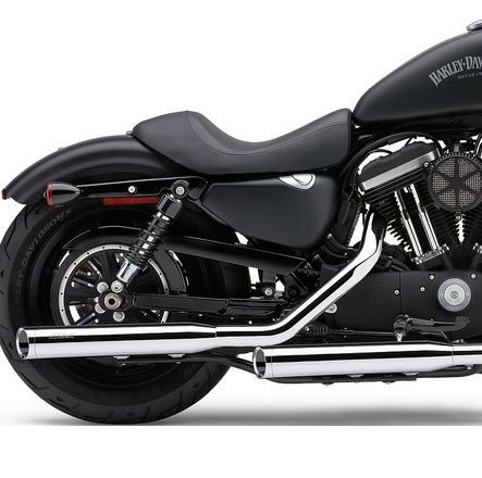 COBRA 3インチ スリップオンマフラー 可変エンドキャップ　クローム 2014以降スポーツスター-04