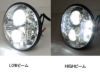 WMW LED 7インチ・ヘッドライト　クローム　ツアラー、FLソフテイル,FLD用-02