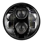 WMW LED 7インチ・ヘッドライト　ブラック　ツアラー、FLソフテイル,FLD用-01
