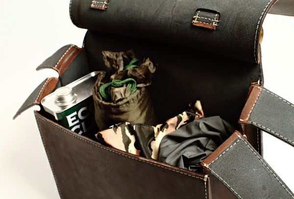 【SALE】デグナー レザーサドルバッグ ダークブラウン-02