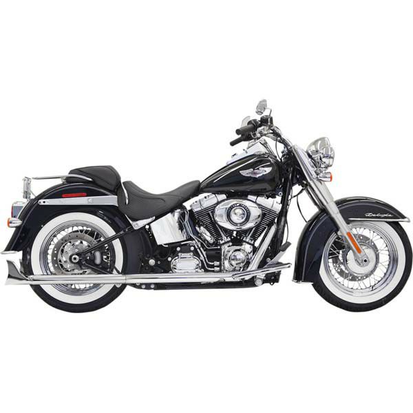 BASSANI True Duals フィッシュテールマフラー 30インチ（バッフル無し）-01