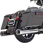 Bassani DNT ストレート 4インチ　チューンドバッフル　スリップオンマフラー　クローム
