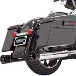 Bassani DNT ストレート 4インチ　チューンドバッフル　スリップオンマフラー　クローム/エンドブラック