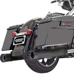 Bassani DNT ストレート 4インチ　チューンドバッフル　スリップオンマフラー　ブラック