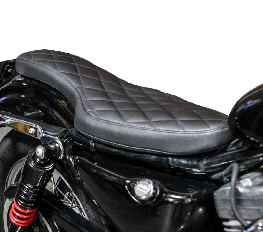 Burly Brand Brat Seats Diamond 2-UPシート '96-'03 XL-02