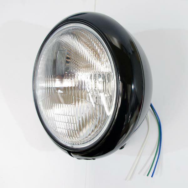 ハイドラグライドスタイル ヘッドライト 7インチ ブラック-01