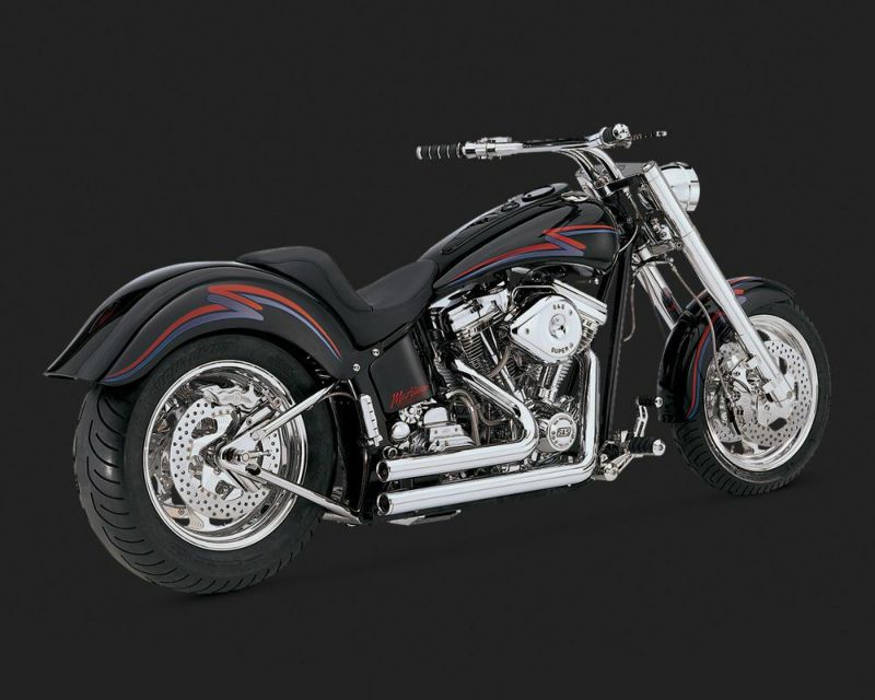 Vance&Hines（バンス＆ハインズ） SHORTSHOTS クローム ソフテイル-01