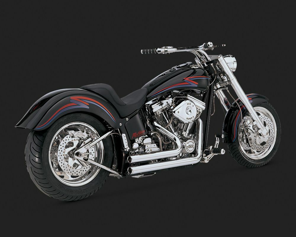 Vance&Hines（バンス＆ハインズ） SHORTSHOTS クローム ソフテイル-01