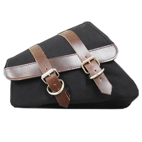 La Rosa Design スポーツスター・スイングアームバッグ　キャンバス ブラウン-01