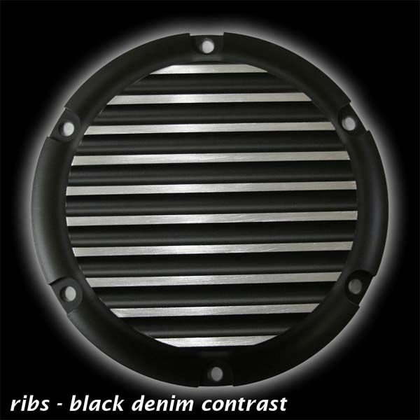 Figure Machine クラシック・ダービーカバー　フィン削り出し、ブラックデニム-01