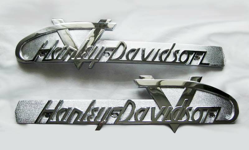 Harley Davidsonロゴ ガスタンク・エンブレム　左右セット-01