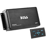 BOSS 500W 4CH アンプ（防雨仕様）リモコン付き Bluetooth対応
