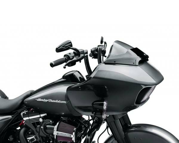 ロードグライド・ロープロファイルウインドシールド　ブラック-03