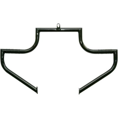 LINDBY LINBARハイウエイバー ハーレー、ロードグライド用 ブラック