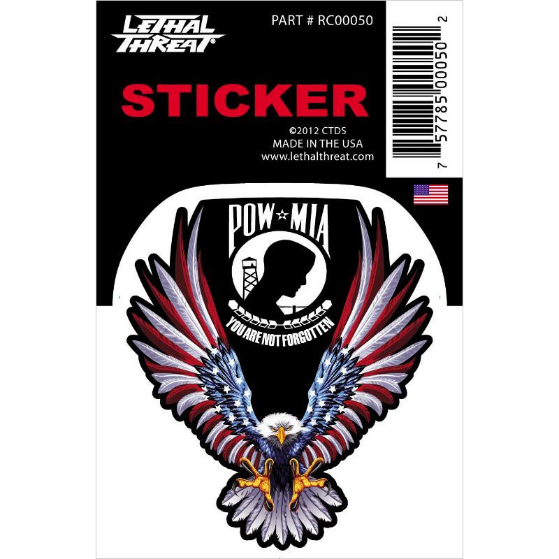 デカール POW MIA EAGLE MINI-01