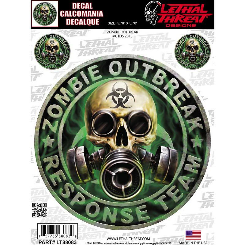 デカール ZOMBIE OUTBREAK-01