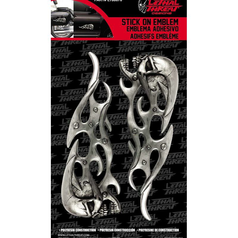 デカール MECHANICAL SKULLS 3D EMBLEM-01