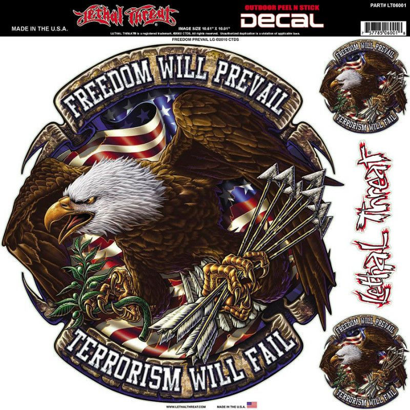 デカール FREE WILL PREVAIL-01