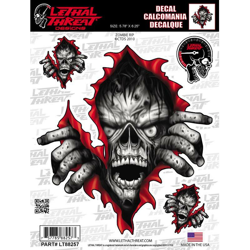 デカール ZOMBIE RIP-01