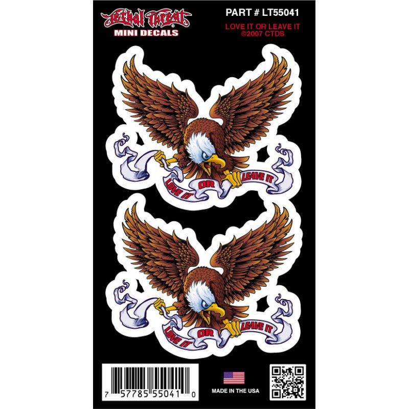 デカール LOVE IT/LEAVE IT-01