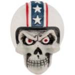 765138:デカール RETRO WHT BKR SKULL 3D EMBLEM