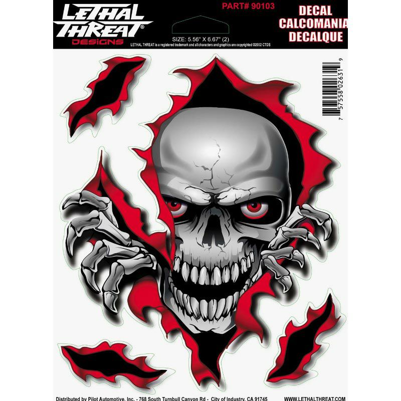 デカール PEEK A BOO SKULL-01