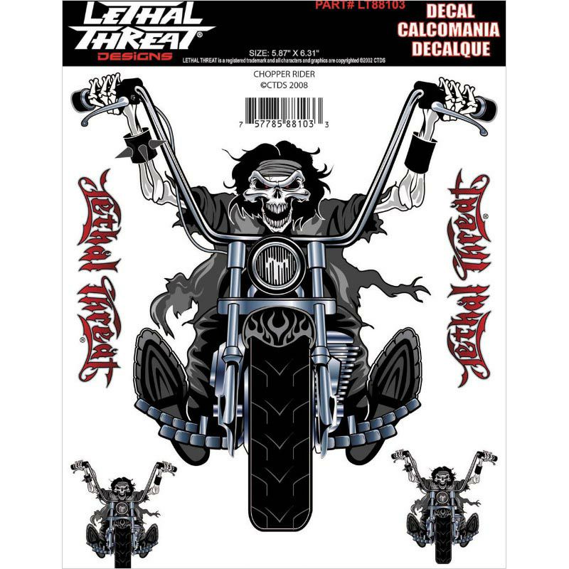 デカール CHOPPER RIDER-01